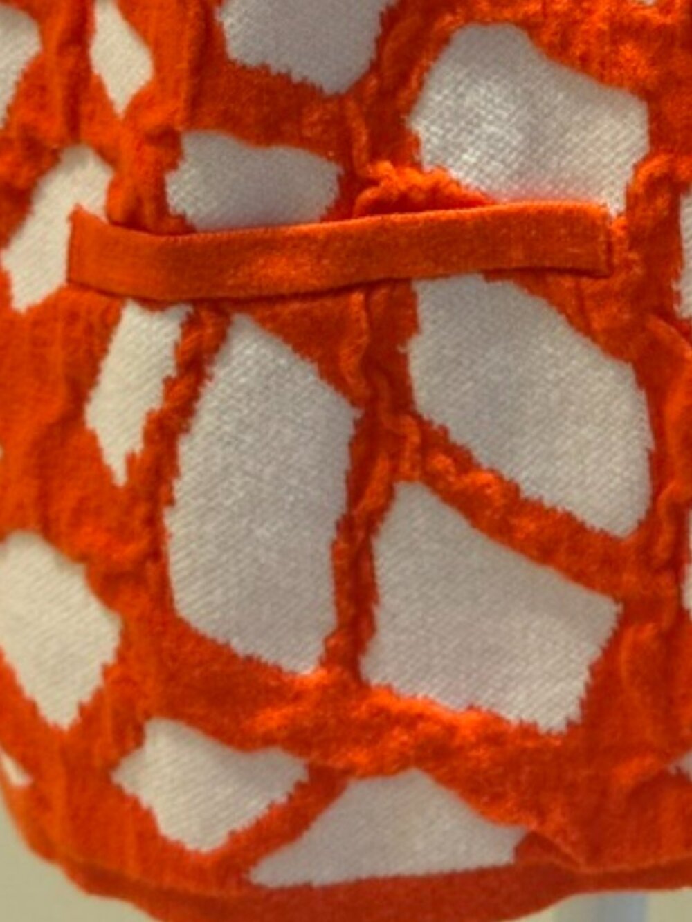 Kasper Orange and White Cardigan Size XL - Picture 8 of 11